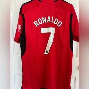 Adidas Cristiano Ronaldo Player Issue Authentic Manchester United Jersey Size XL